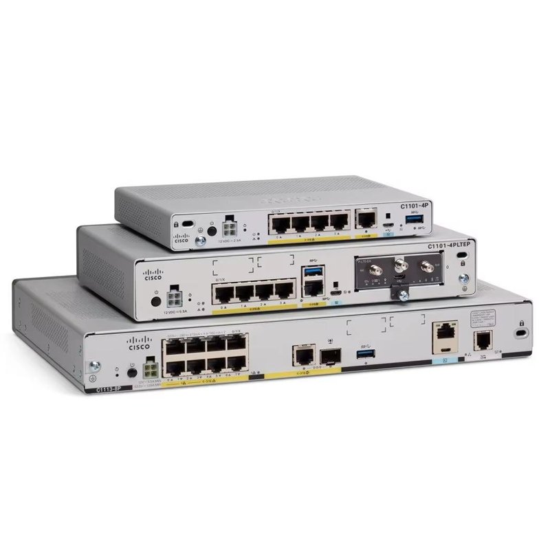 C1111-4P Enterprise Router ISR1100 4 Ports Dual GE WAN Ethernet Router